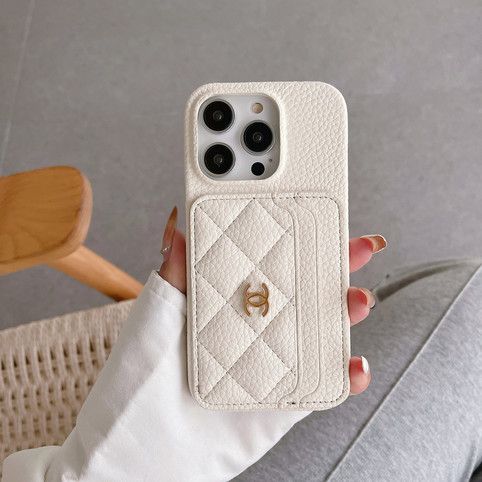[CHANE1]24新着📿ライチレザー携帯電話ケース📿📱パール【50％割引+送料無料】