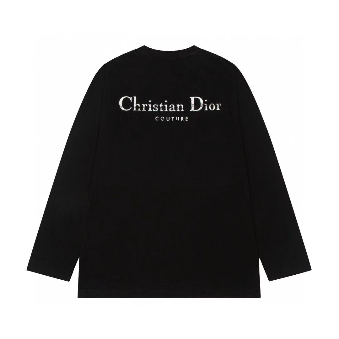 [DI0R]レタープリントロングスリーブTシャツ【 50％割引+送料無料】