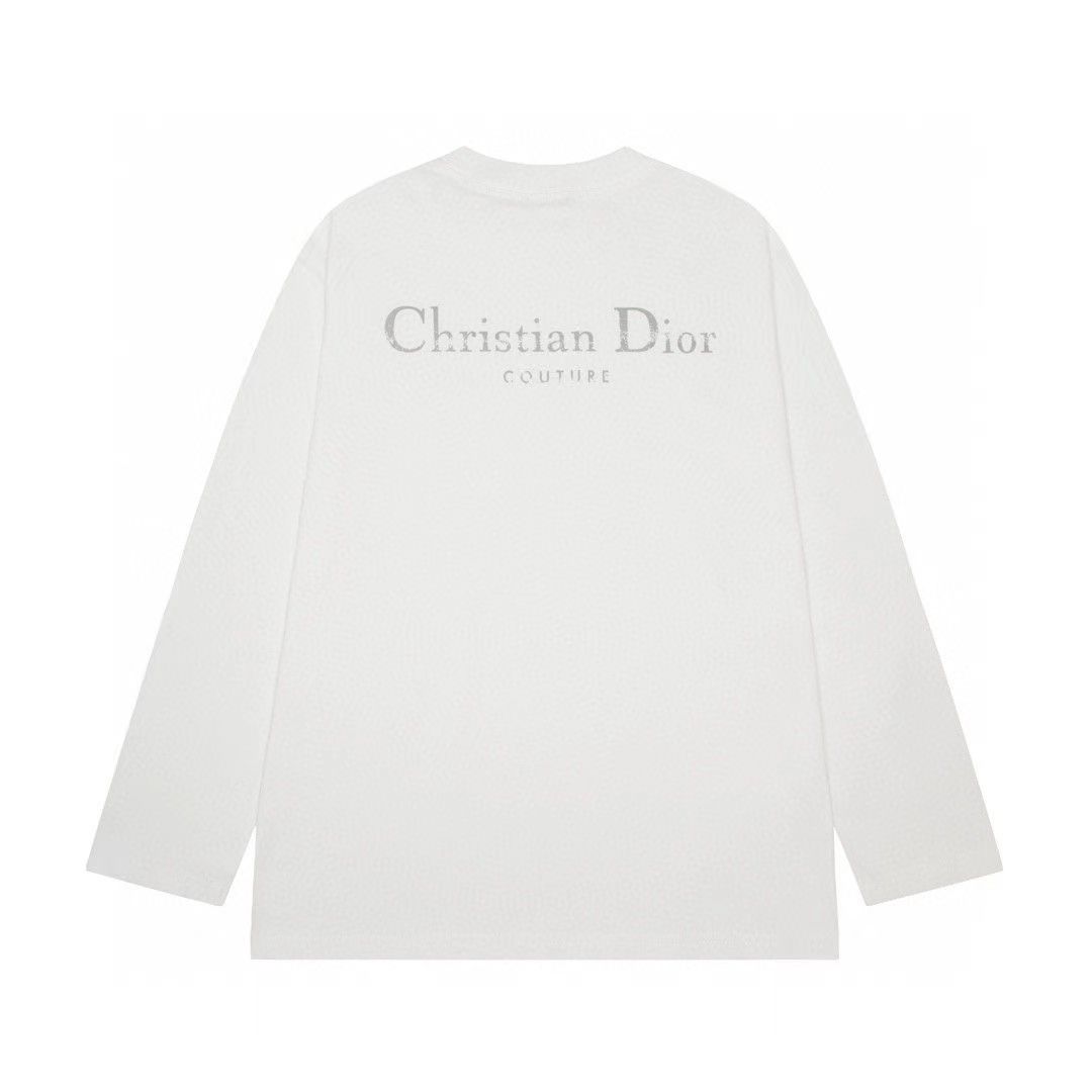 [DI0R]レタープリントロングスリーブTシャツ【 50％割引+送料無料】