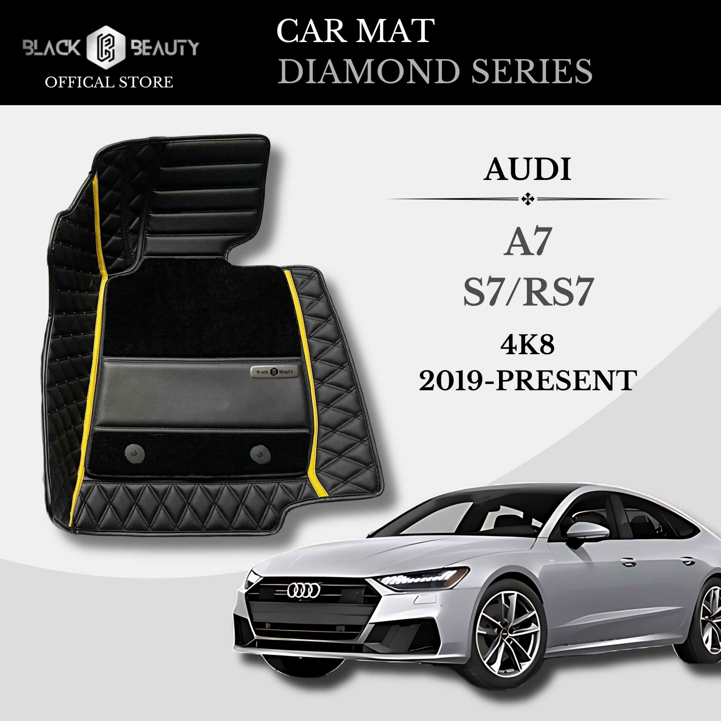 Audi A7 (S7/RS7) 4K8 (2019-Present) - Diamond Series Car Mat