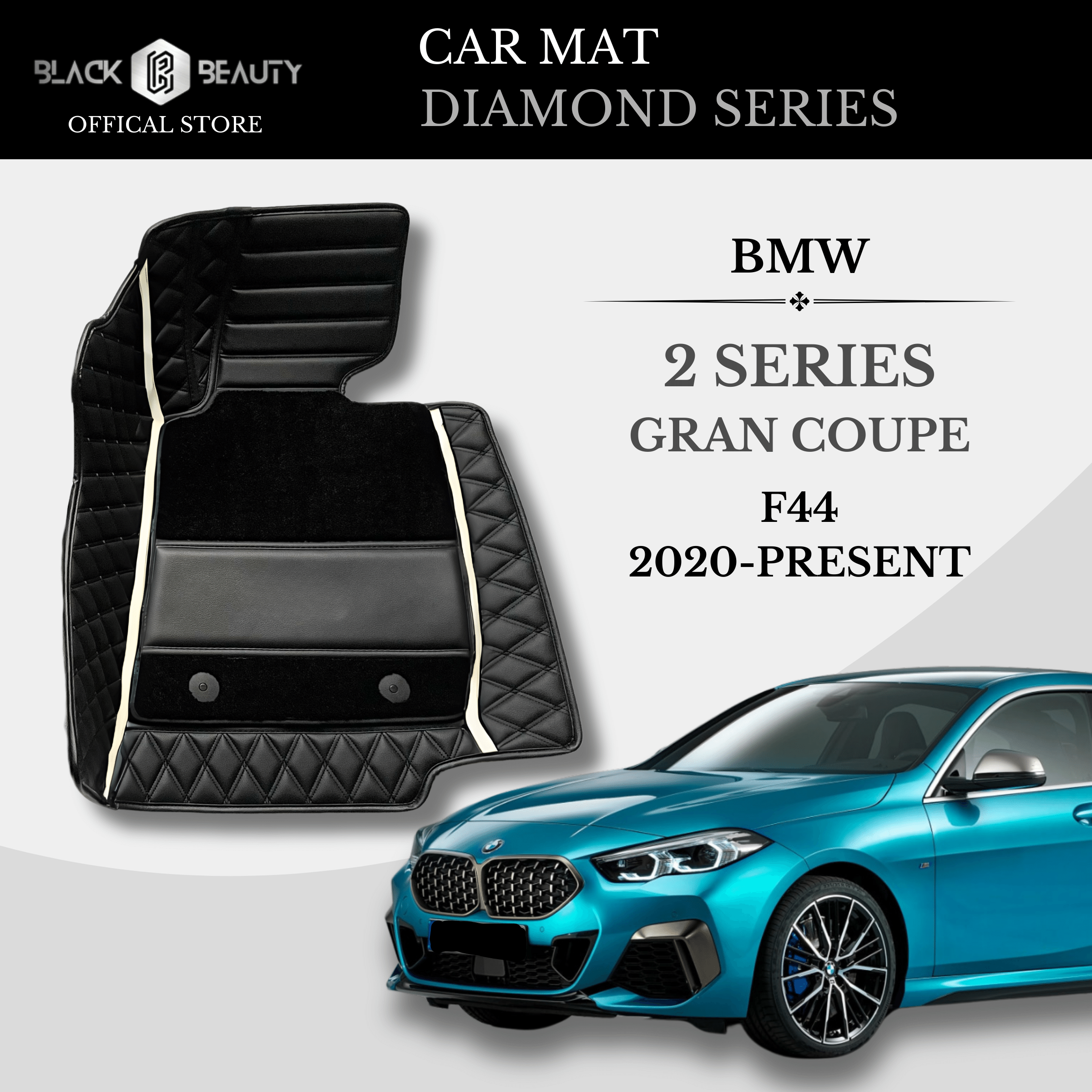BMW 2 Series Gran Coupe F46 (2015-Present) - Diamond Series Car Mat