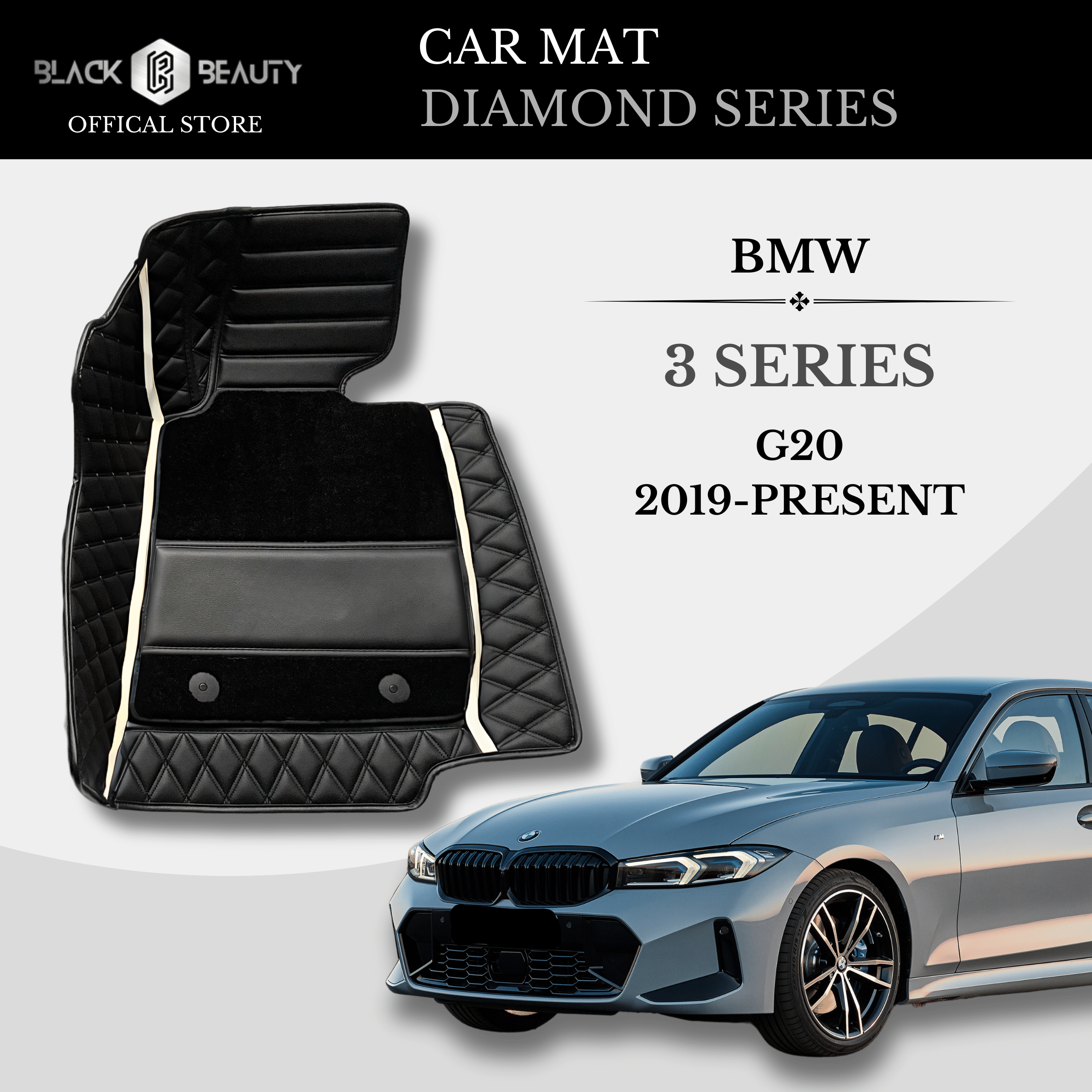 BMW 3 Series G20 (2019-Present) - Diamond Series Car Mat
