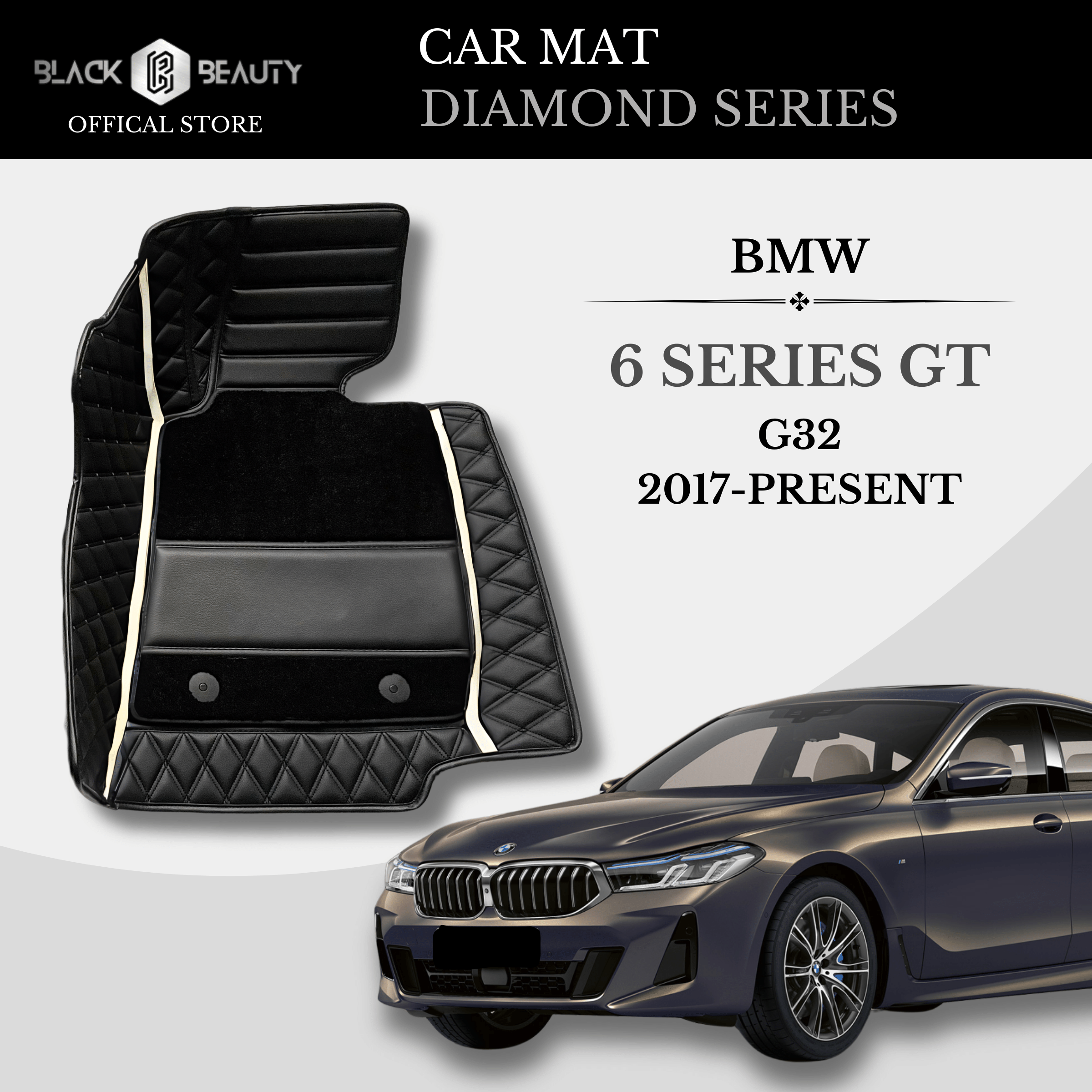 BMW 6 Series GT G32 (2017-Present) - Diamond Series Car Mat