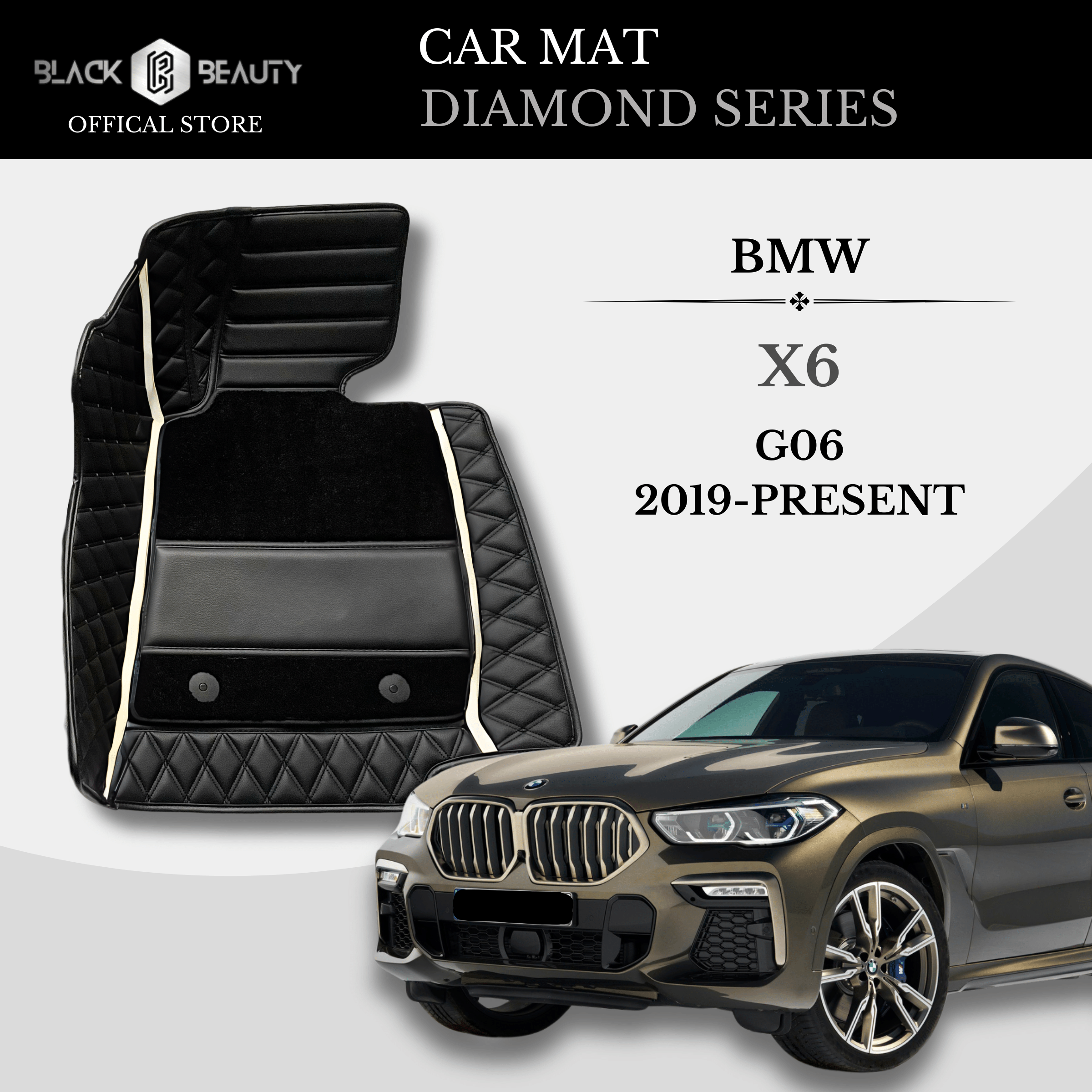 BMW X6 G06 (2019-Present) - Diamond Series Car Mat
