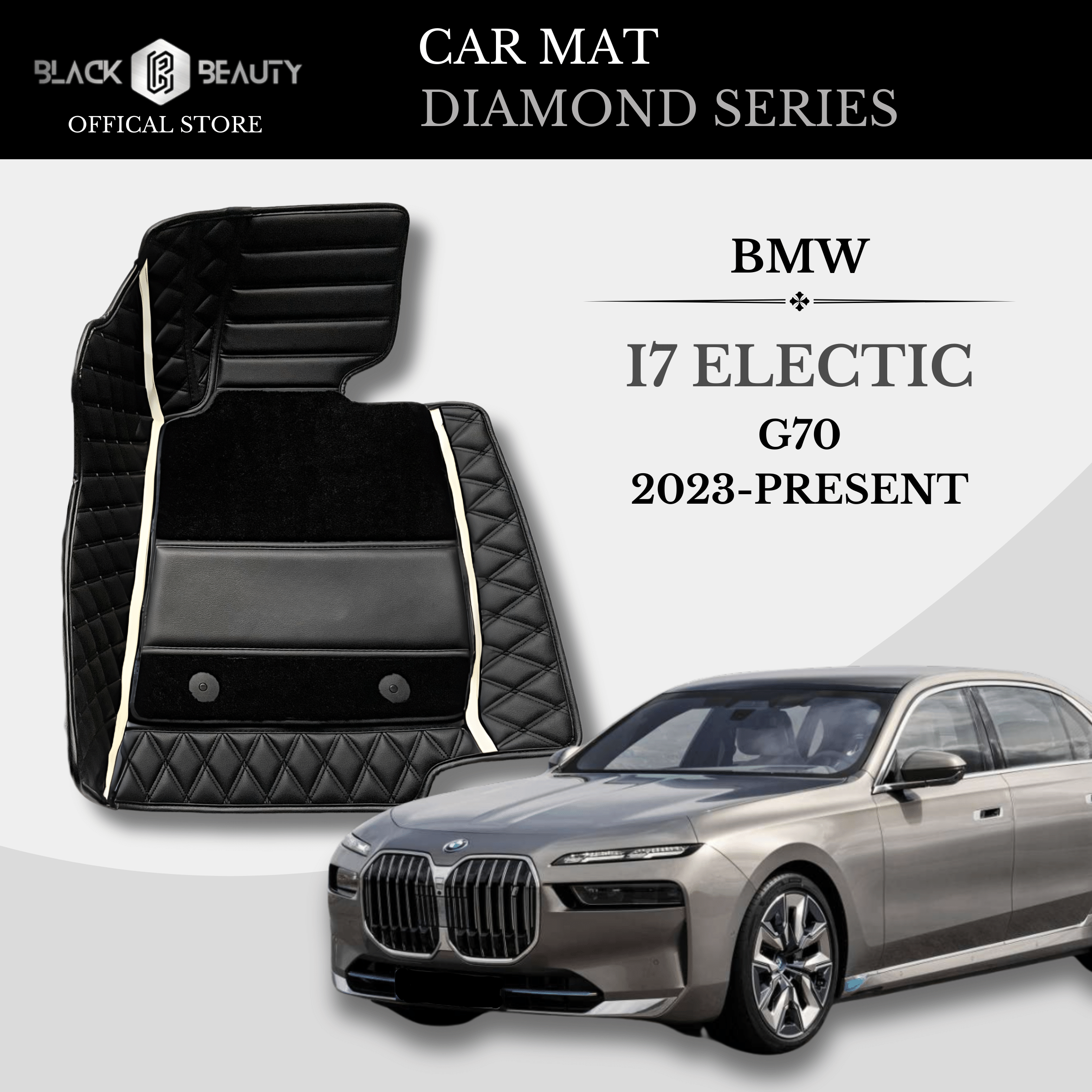 BMW i7 G70 Electric (2023-Present) - Diamond Series Car Mat