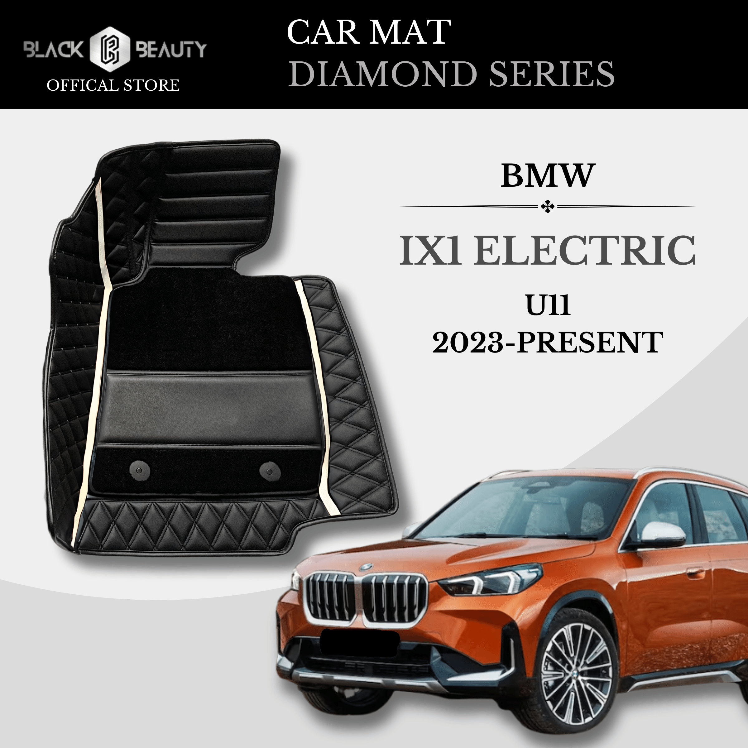 BMW iX1 Electric U11 (2023-Present) - Diamond Series Car Mat