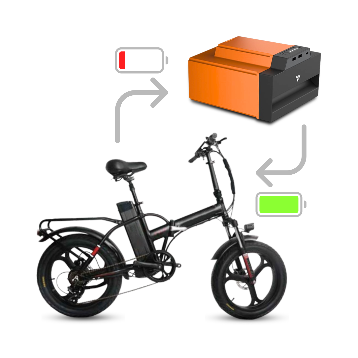 DCV e-Bike 26" Mountain bike