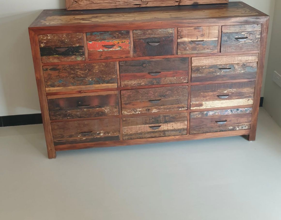 Reclaimed Boatwood Cabinet 
