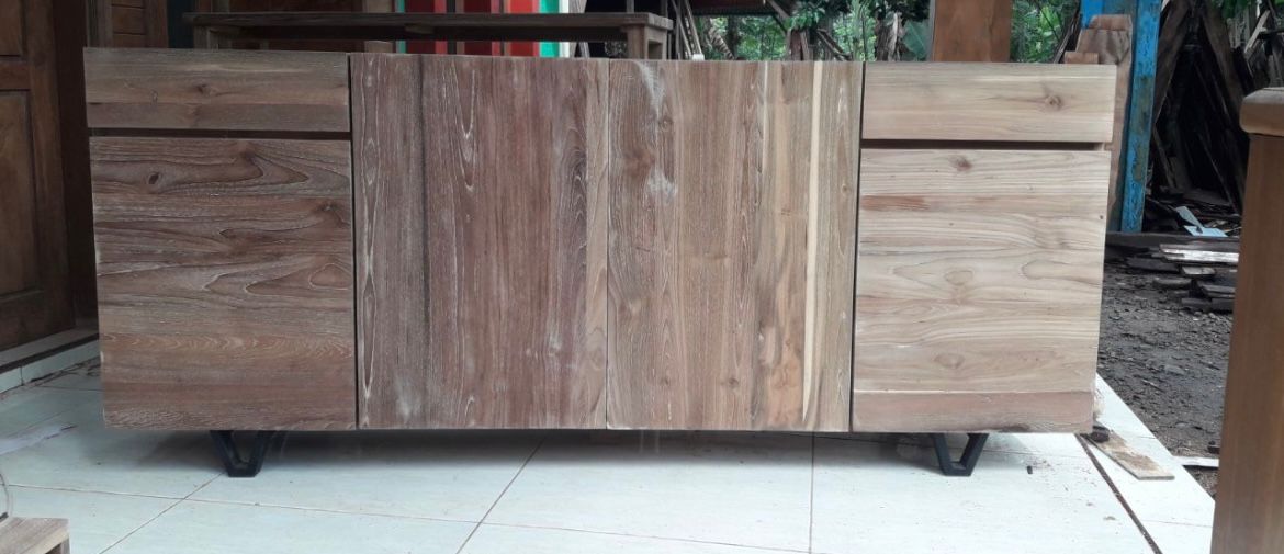 Reclaimed Teak Sideboard 