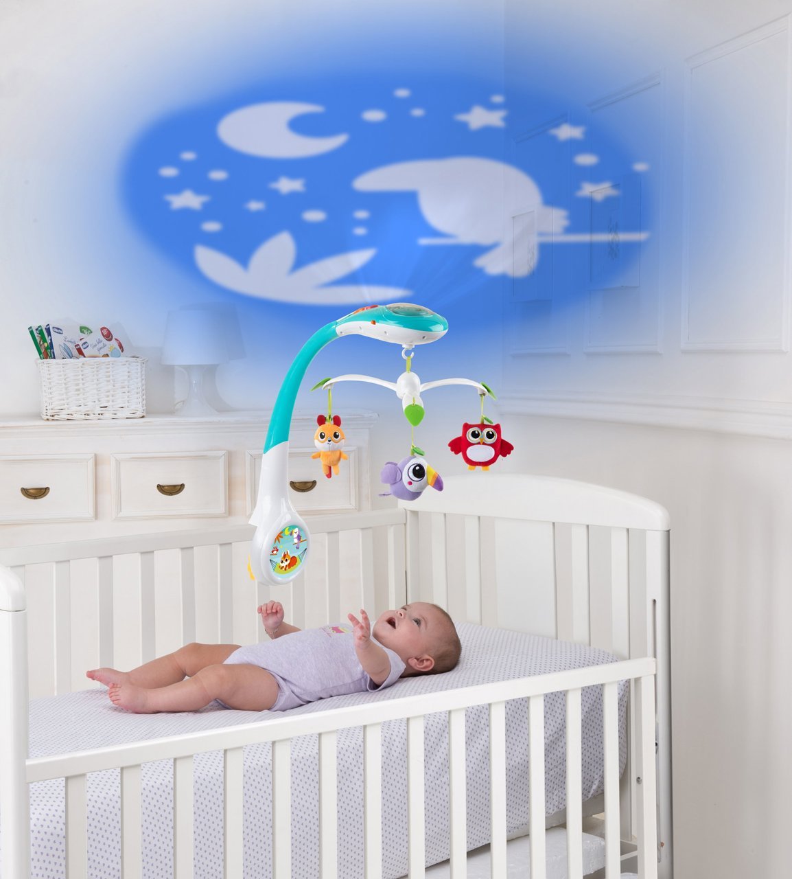 Magic Forest Cot Mobile Projector