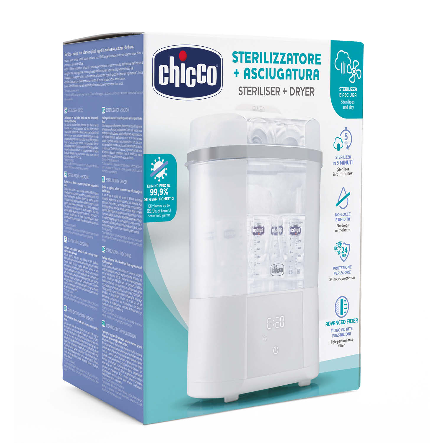 How to store clean chicco sterilizer