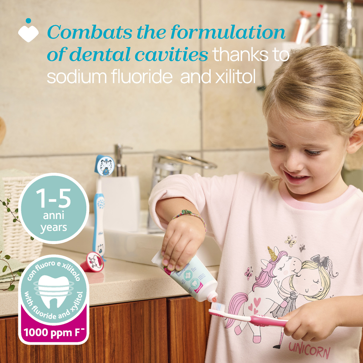 Baby Toothpaste 50ml -12M+ (Strawberry/ Fruit Mix)