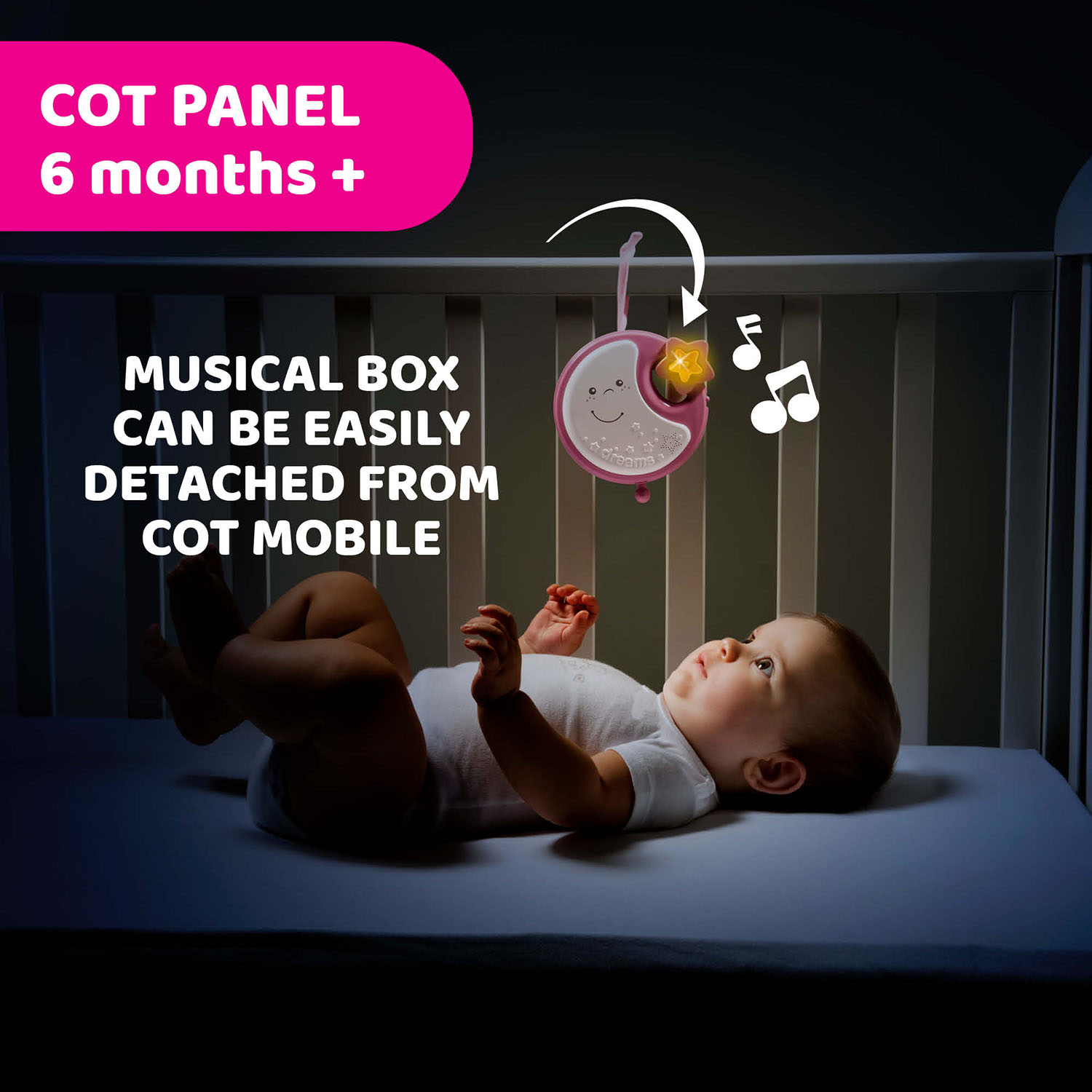 Next2Dreams Cot Mobile