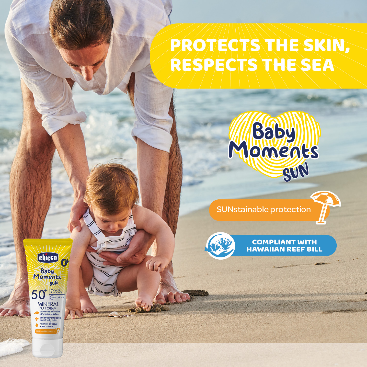 [New] Baby Moments Mineral Sun Cream SPF50 (75ML)