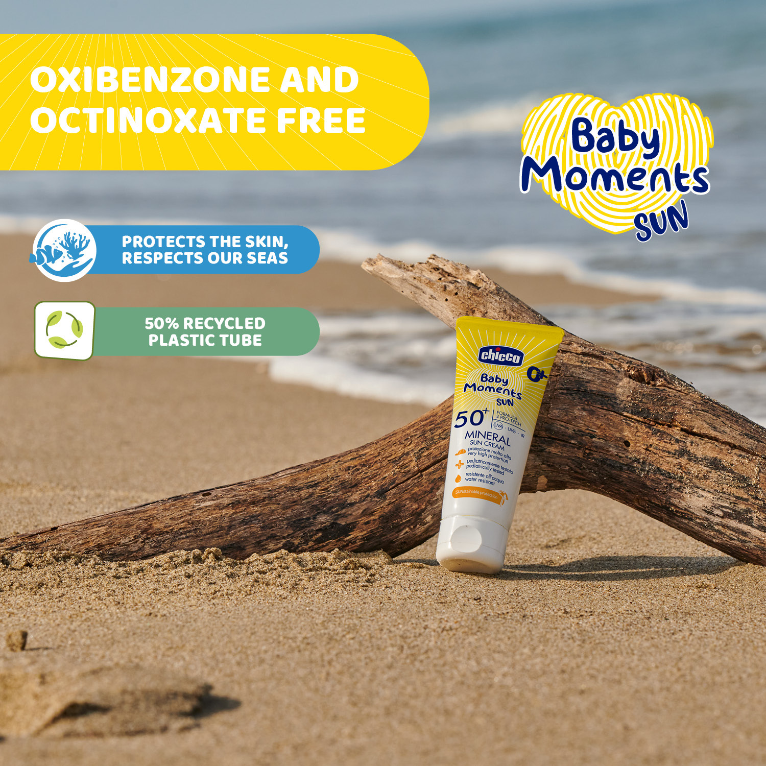 [New] Baby Moments Mineral Sun Cream SPF50 (75ML)