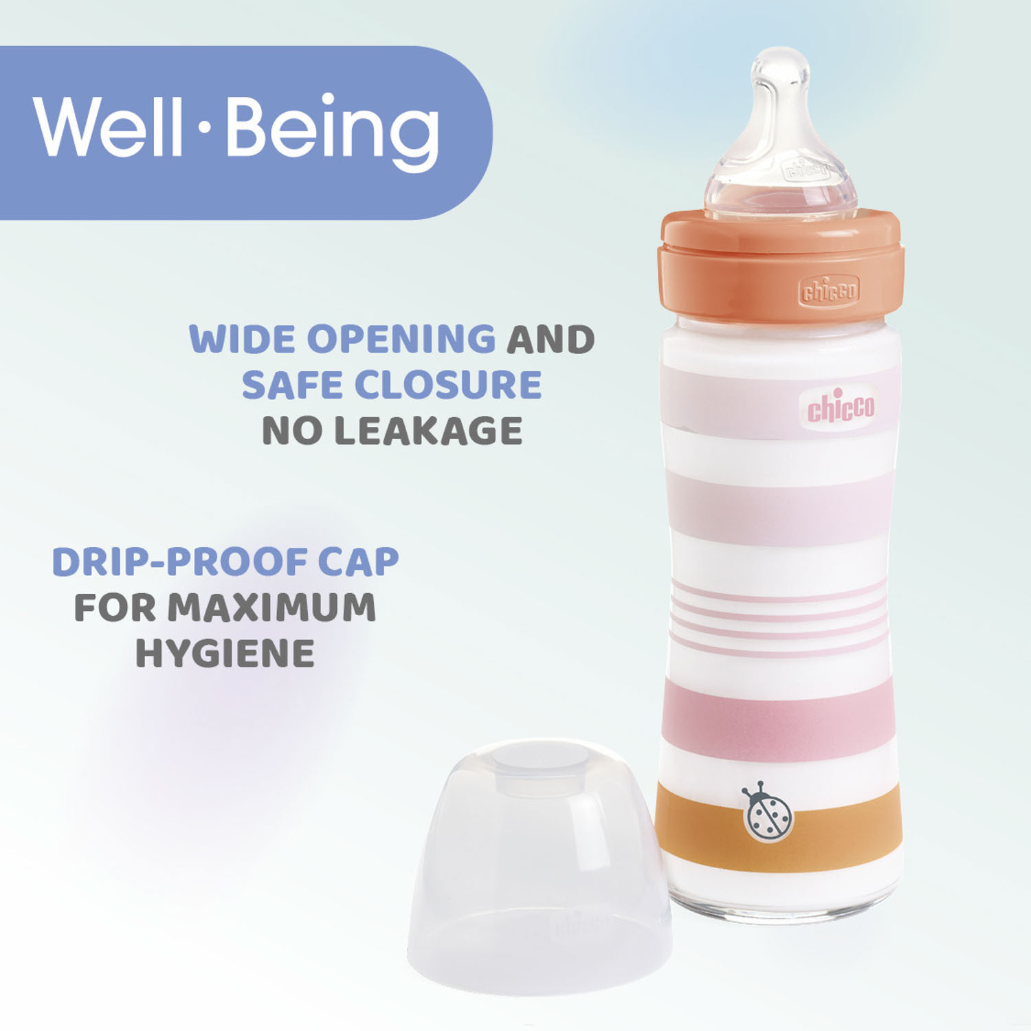 Well Being Glass Feeding Bottle