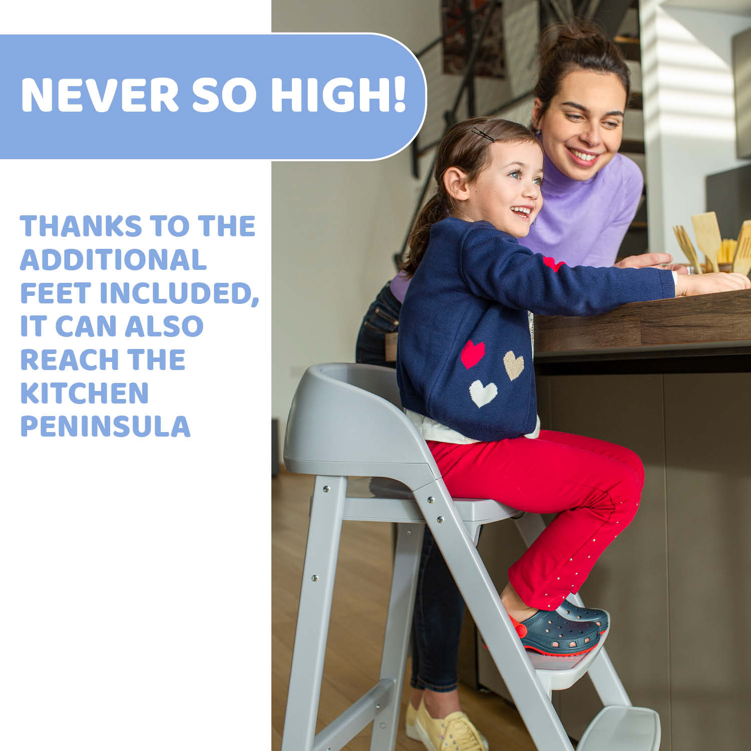 Crescendo Up Highchair