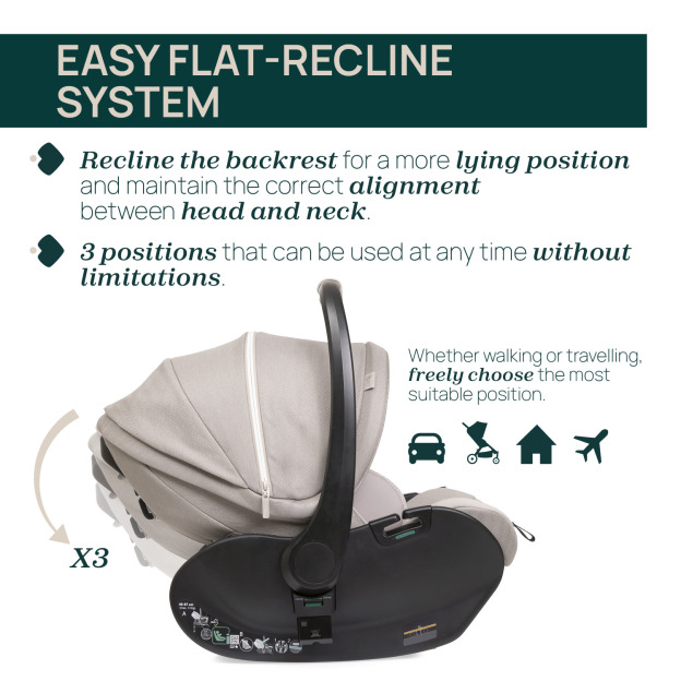 [New]First-Seat Recline i-Size (Como Lake)