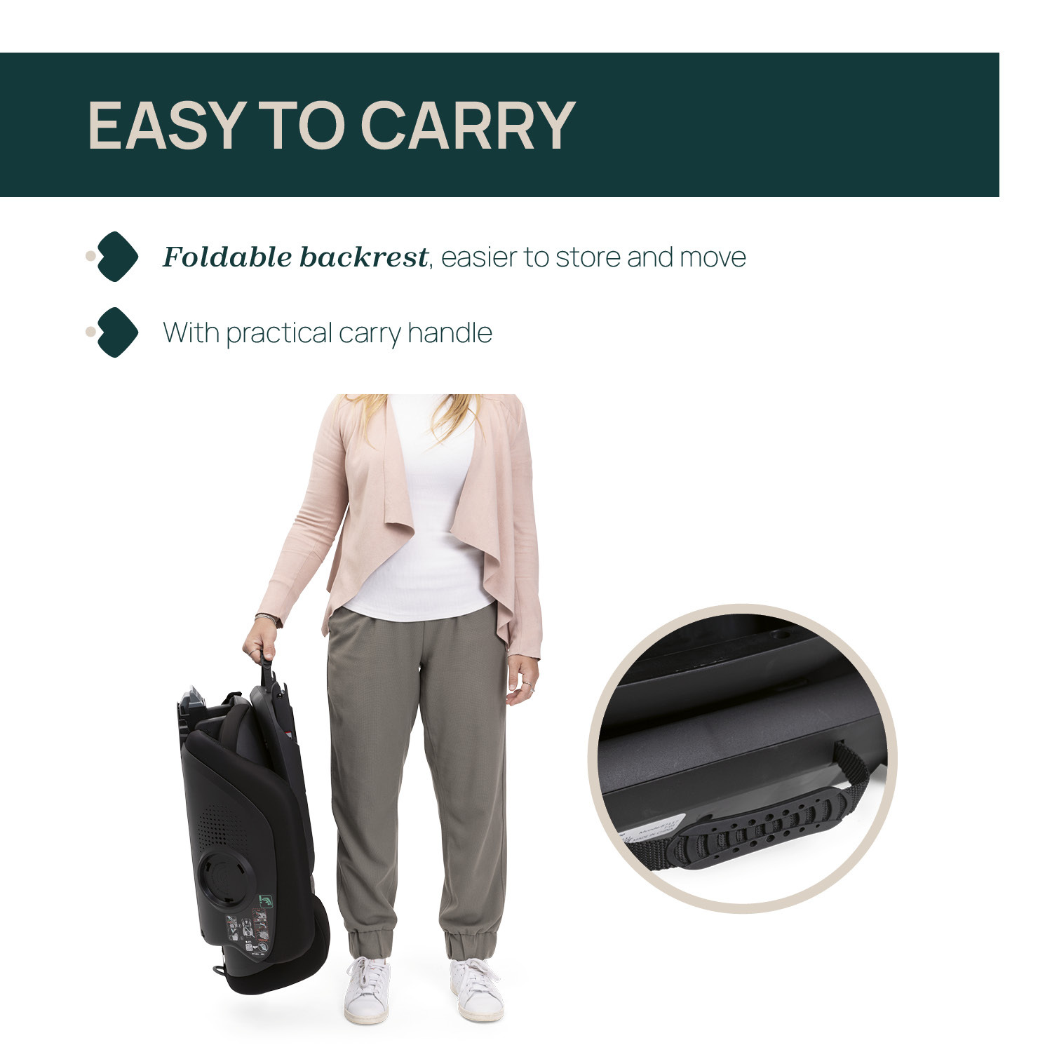 Fold & Go S I-size Booster Seat