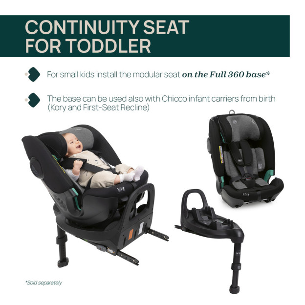 Full Seat 360 I-Size + Kory Plus Infant Car Seat