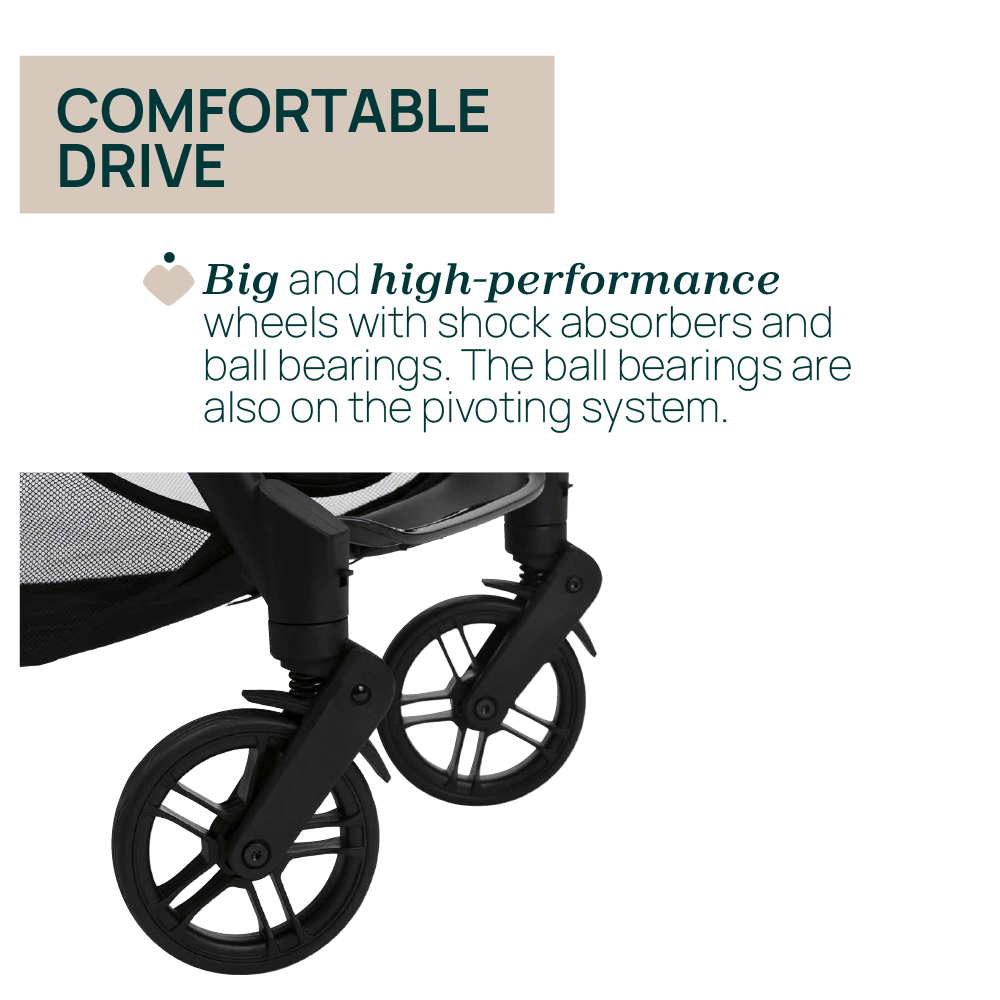 Goody XPlus Black Re_Lux - Auto Fold Stroller