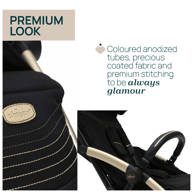 Goody XPlus Black Re_Lux - Auto Fold Stroller