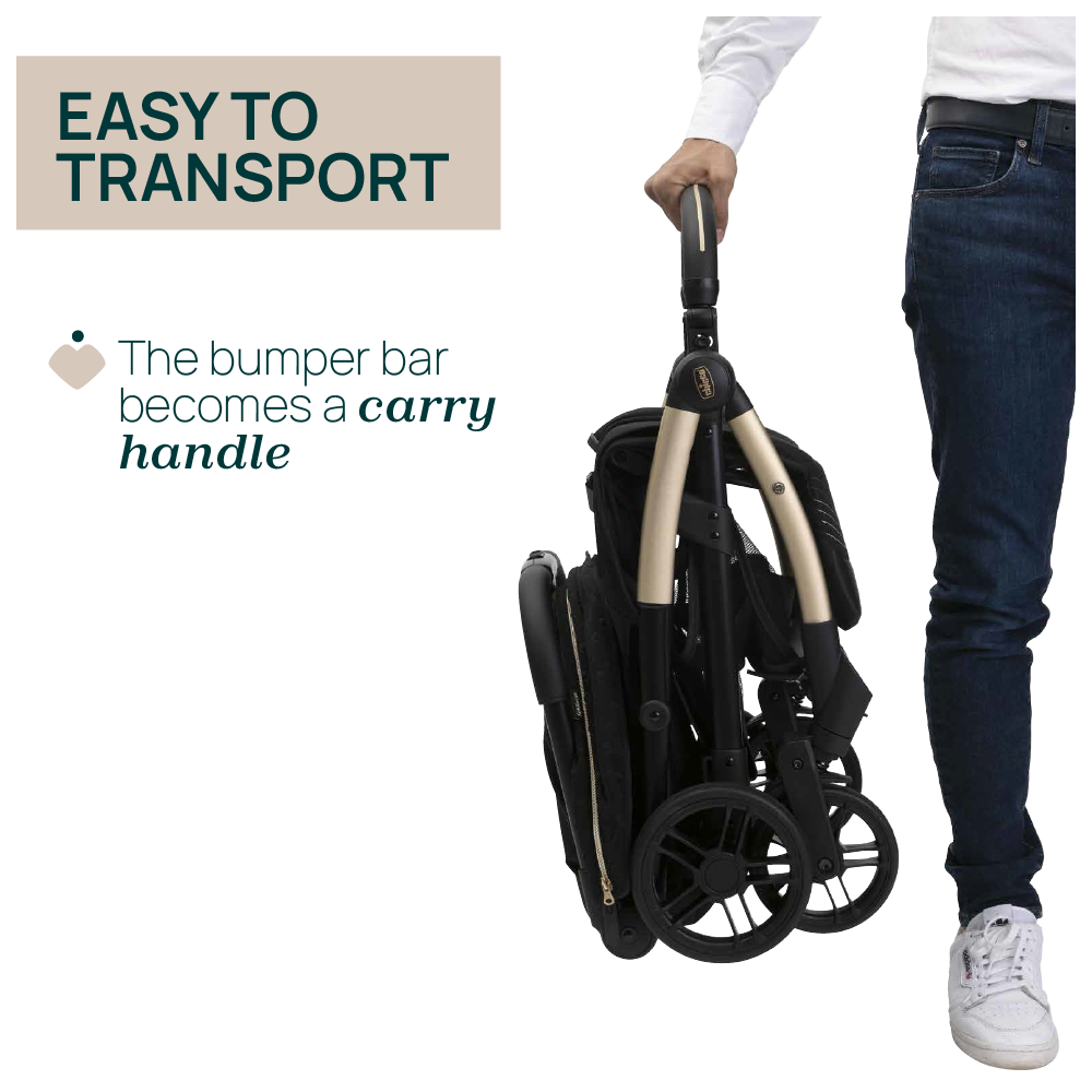 Goody XPlus Black Re_Lux - Auto Fold Stroller