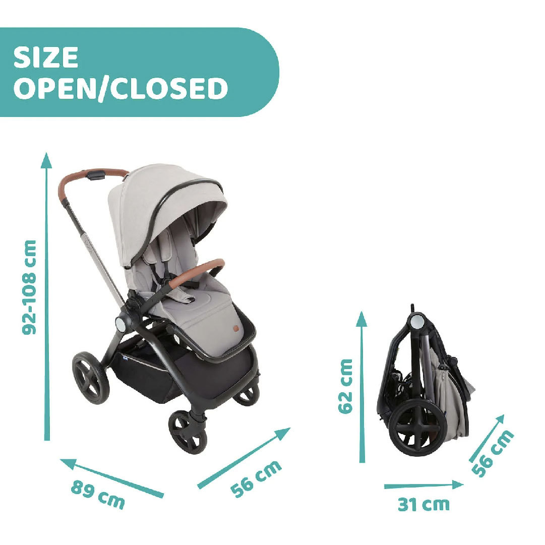 Next2me Forever Baby Crib + Mysa Stroller