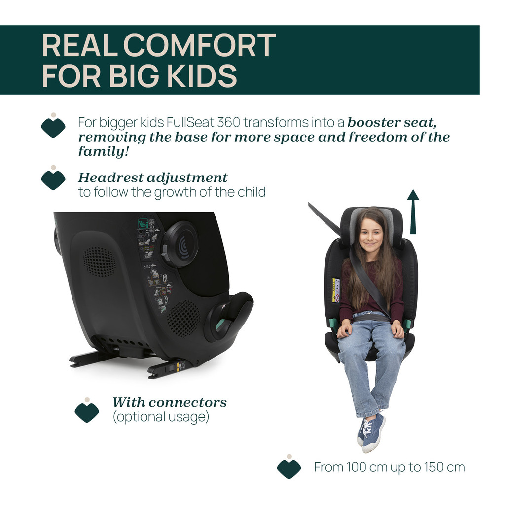 Full Seat 360 I-Size + Kory Plus Infant Car Seat