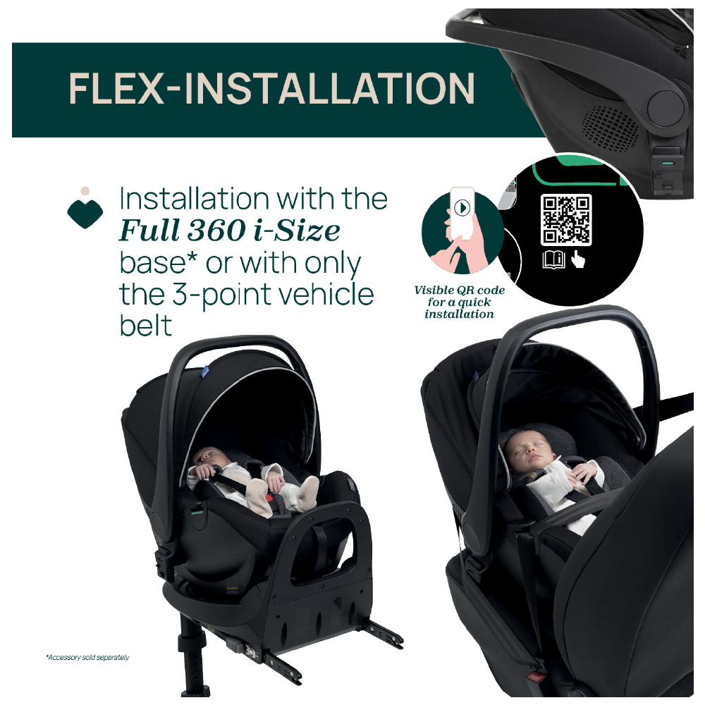Full Seat 360 I-Size + Kory Plus Infant Car Seat