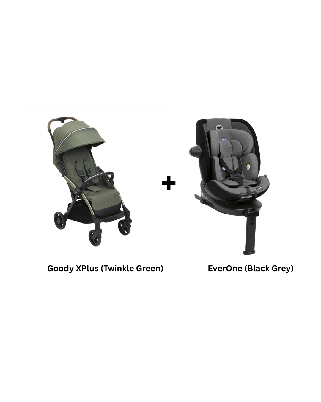 [Bundle Set] Goody Xplus Stroller + Everone Car Seat