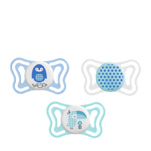 Physio Light Silicone Soother 2PCS- Boy