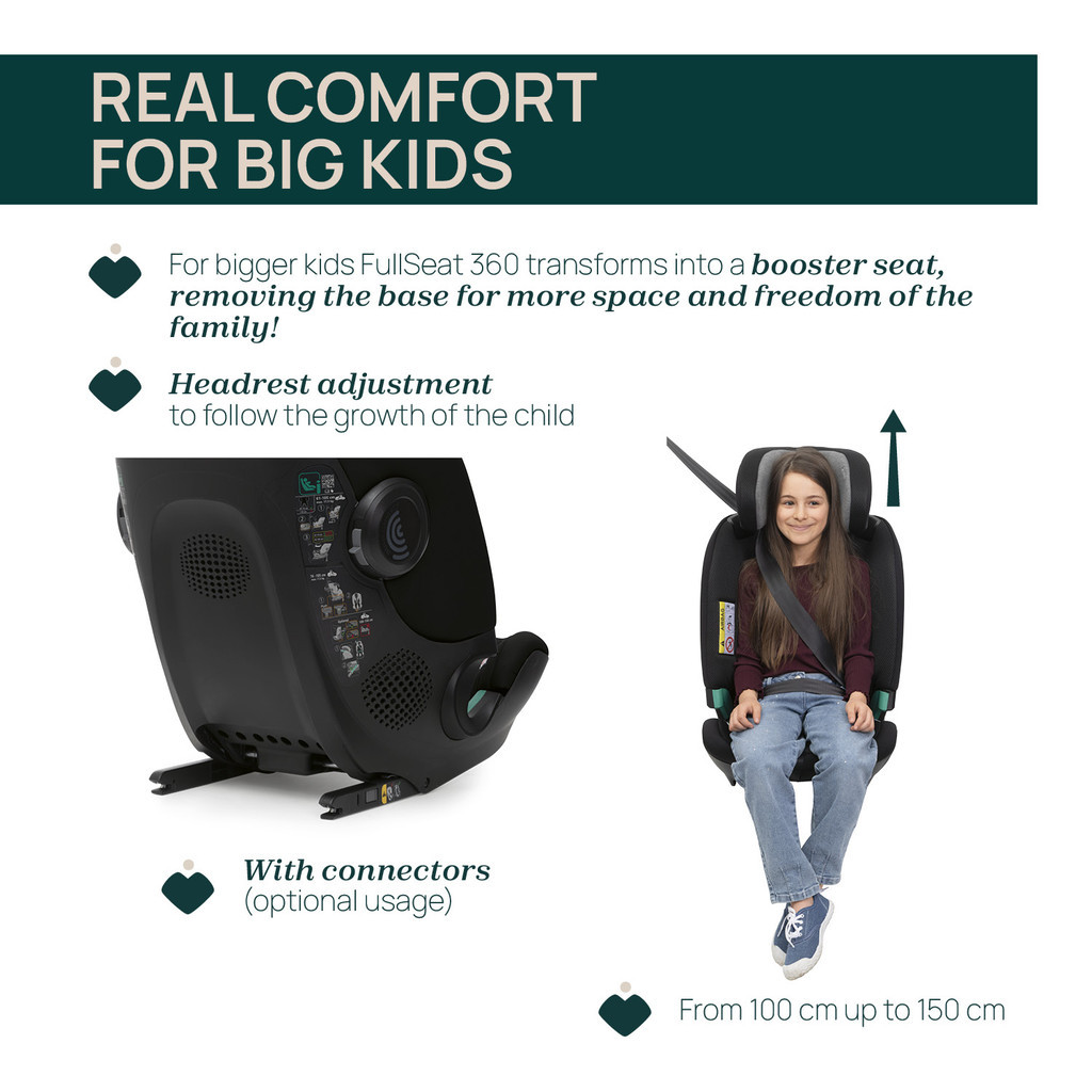 Full Seat 360 I-Size + Kory Plus Infant Car Seat