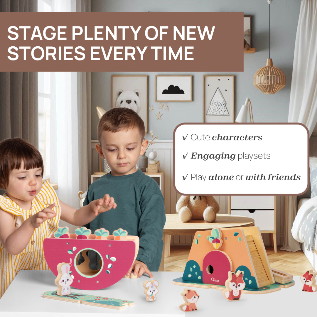 My Wood Friends Sets of 2 Toys