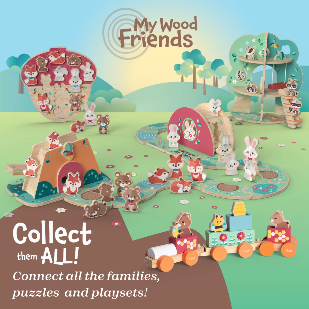 My Wood Friends Sets of 2 Toys