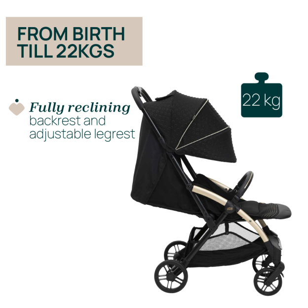 Goody XPlus Black Re_Lux - Auto Fold Stroller