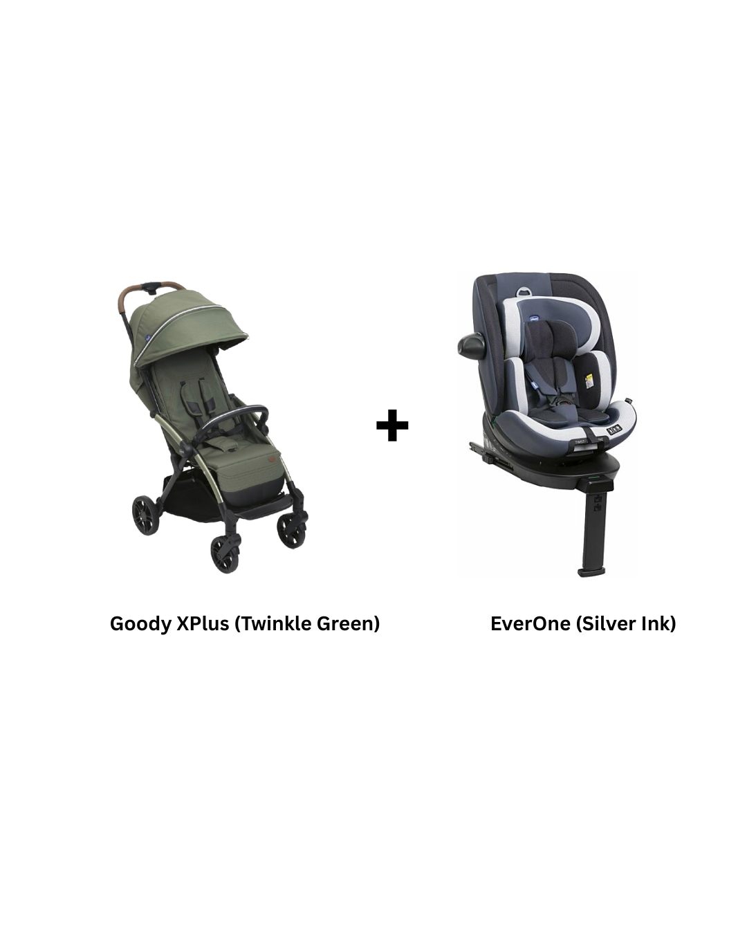 [Bundle Set] Goody Xplus Stroller + Everone Car Seat