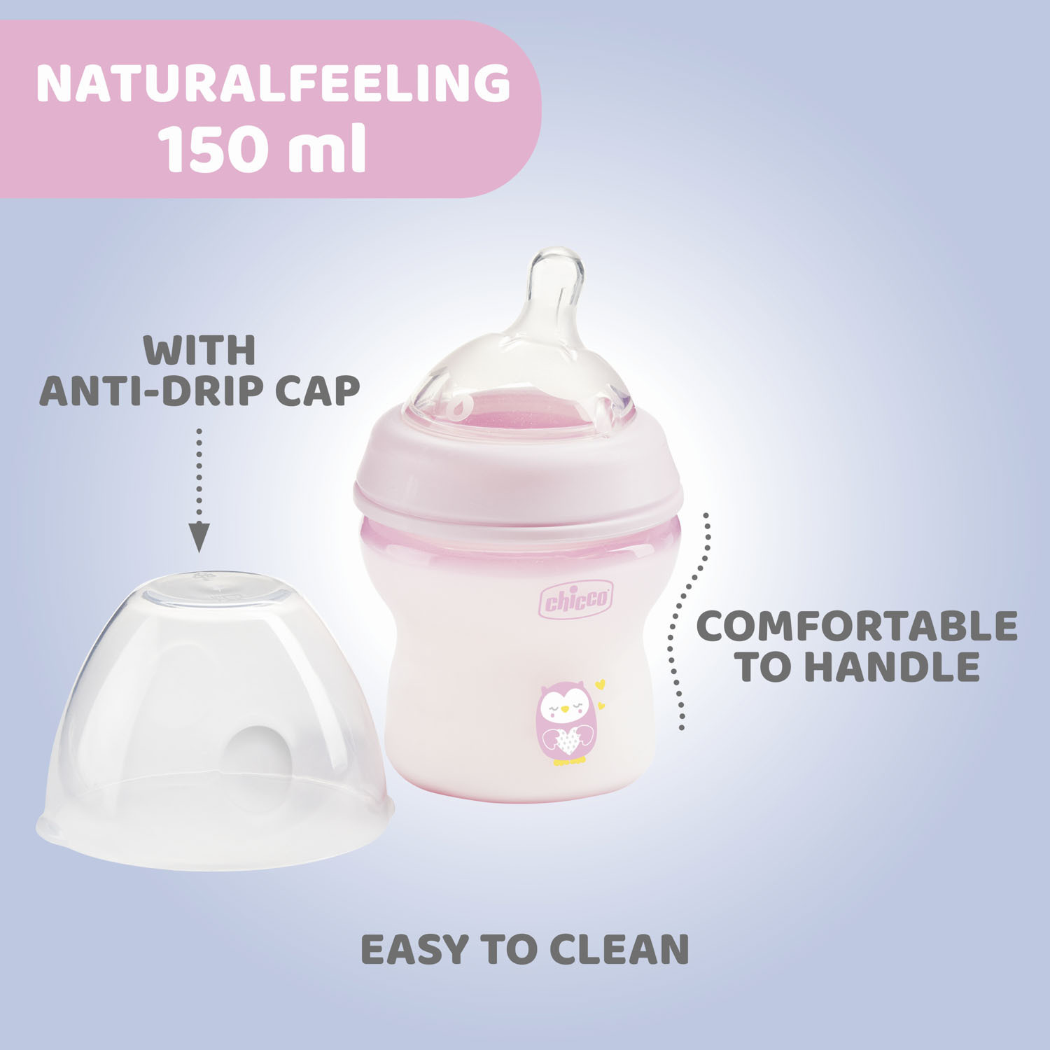 Natural Feeling Feeding Bottle 150ml/ 250ml/ 330ml
