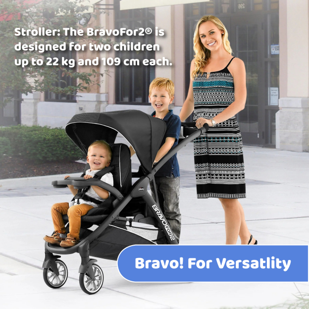 Bravo For 2 LE Stroller- Iron