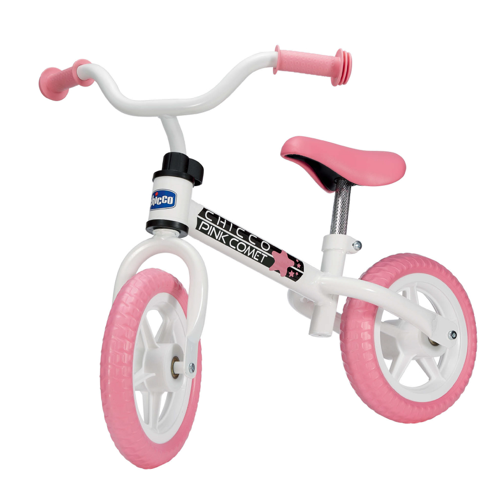 Balance Bike Green Rocket / Pink Comet