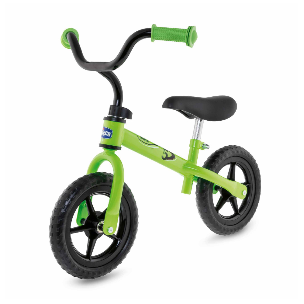 Balance Bike Green Rocket / Pink Comet