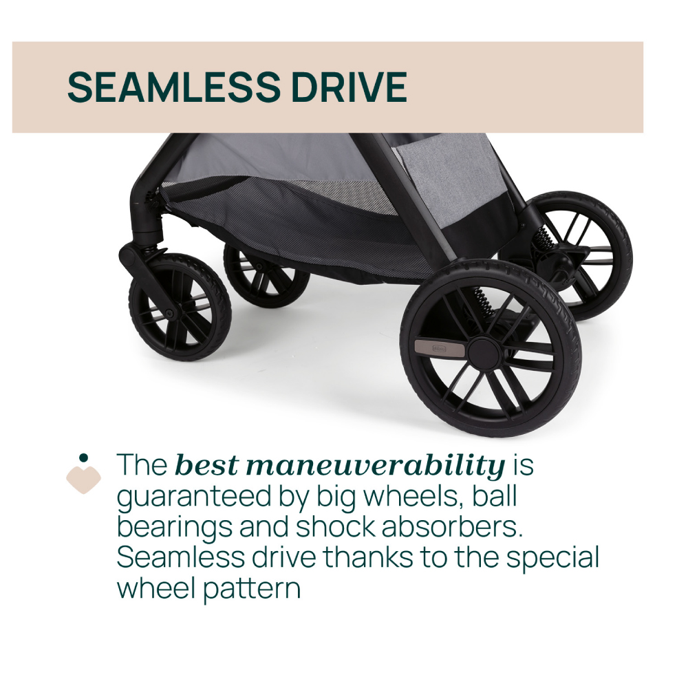 Next2me Forever Baby Crib + Bellagio Stroller