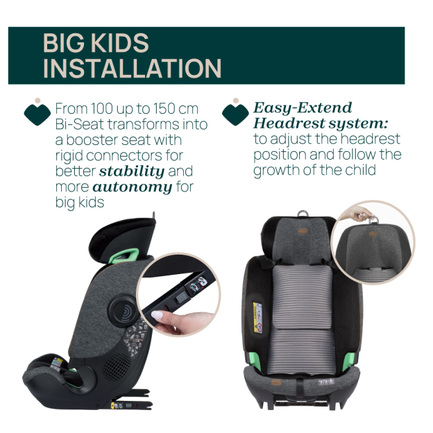 Bi-Seat Air I-size With Base