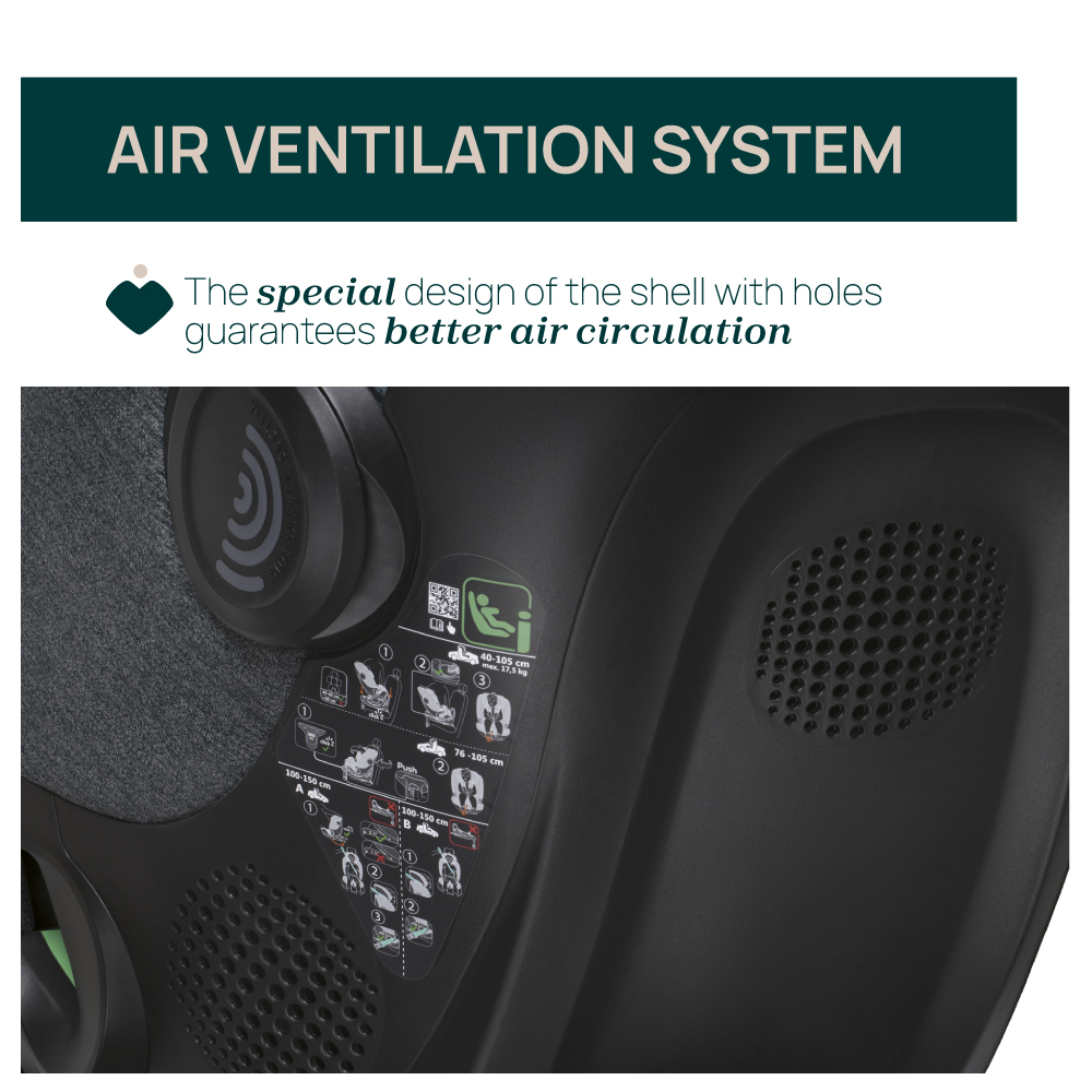 Bi-Seat Air I-size With Base