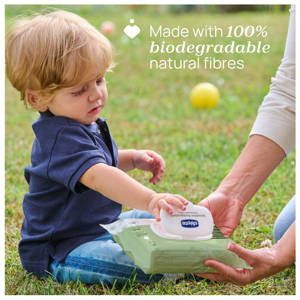 [Bundle Set] Biodegradable Wipes With Flip Cover 60pcs x6 Packs