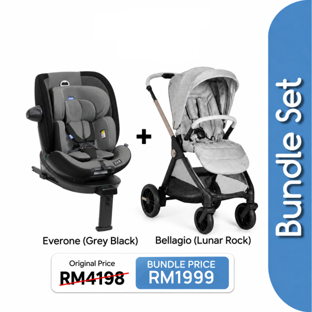 [Bundle Set] Everone Car Seat + Bellagio Stroller