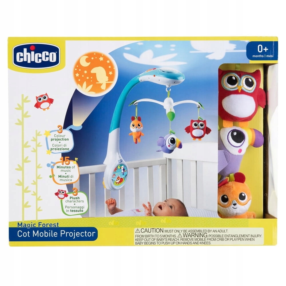 Magic Forest Cot Mobile Projector