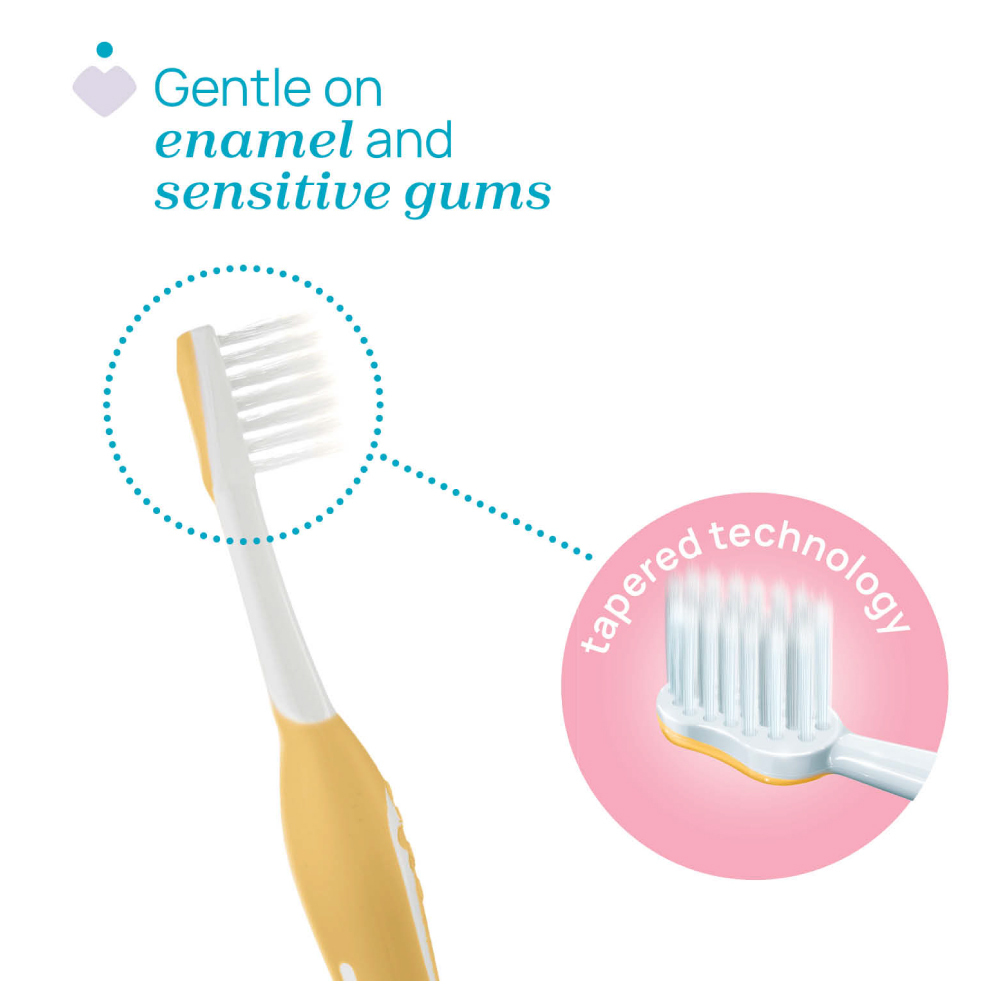 Bi-Pack First Teeth Toothbrush 6-36M