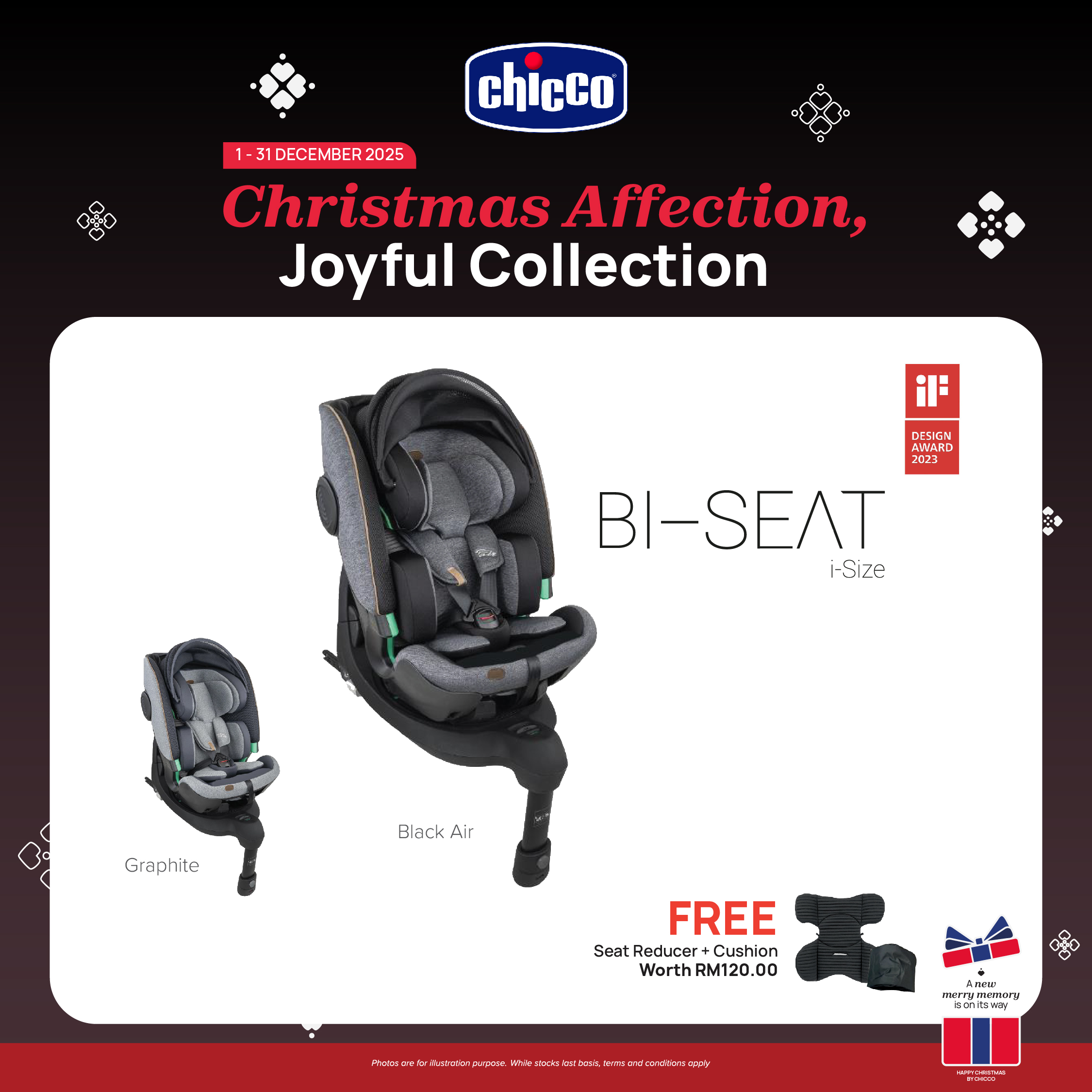 [Free Gift Worth RM120] Bi-Seat Air