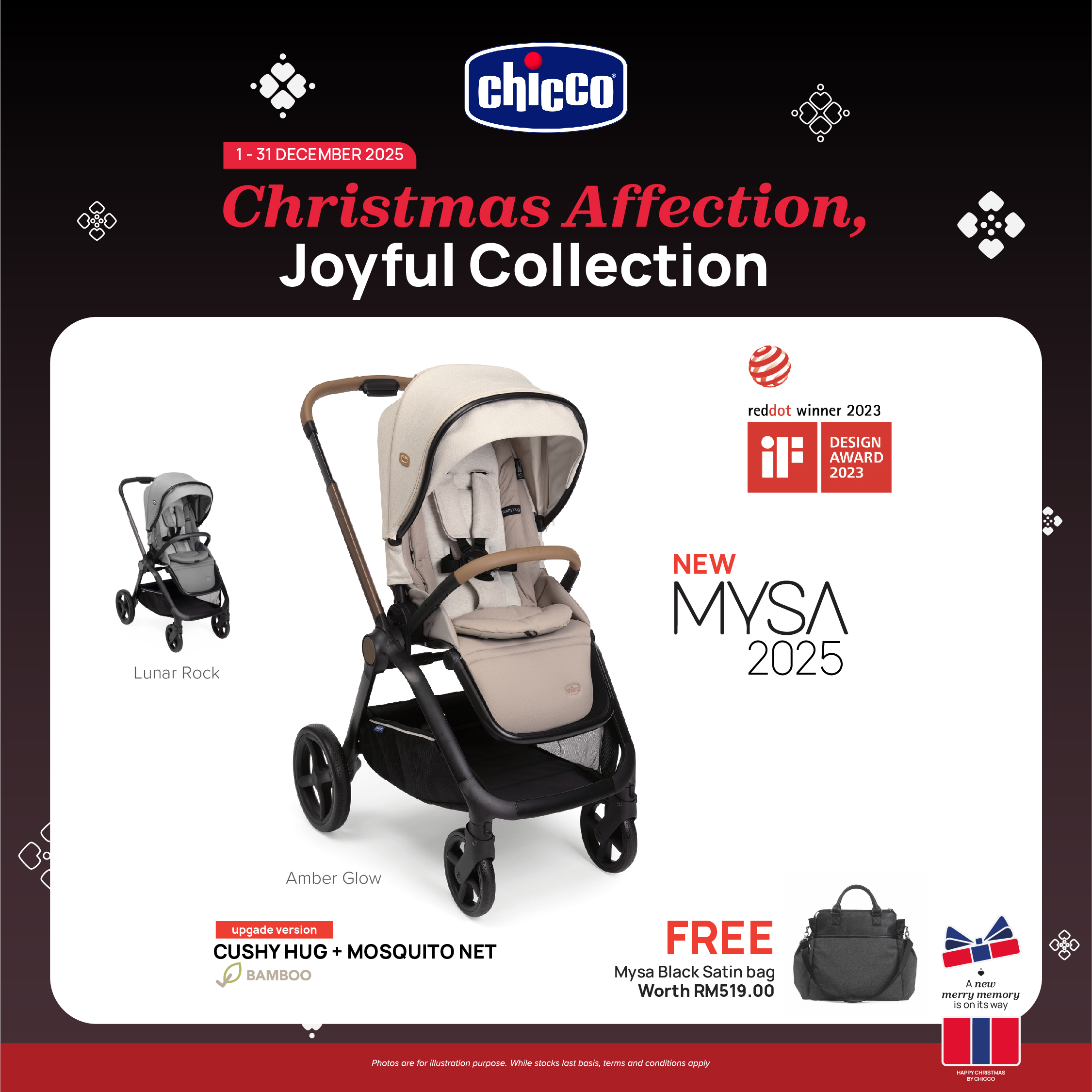 [Free Gift Worth RM519] MYSA Stroller